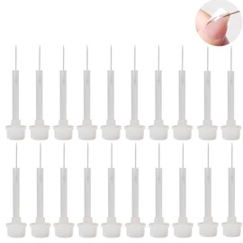20 Pcs Nail Polish Brush Replacement Dip Powder Liquid Replacement Brushes Nail Polish Bottles Brush Soft Bristles Nail Brushes for Nail Art
