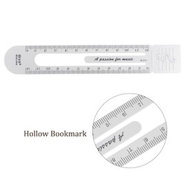Kozelo Set of 2 Metric Rulers – [12 cm] Aluminium Scales on Both Sides Metal Bookmark Clip Ruler Silver for Measurement Drawing, 1 mm Minimum Scale