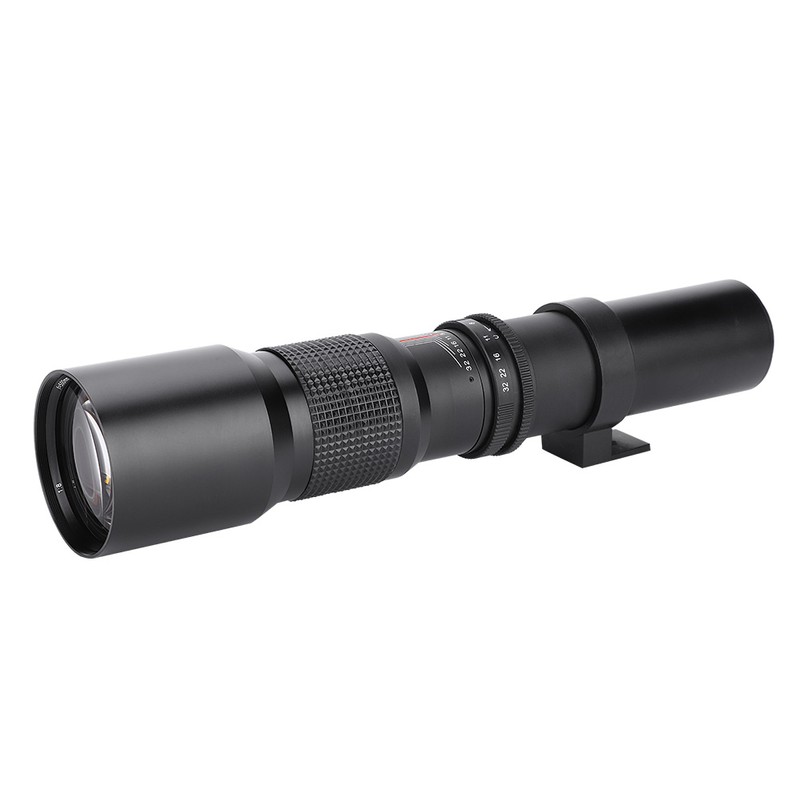 500mm F8-F32 Manual Fixed Focus DSLR Telephoto Lens for Nikon