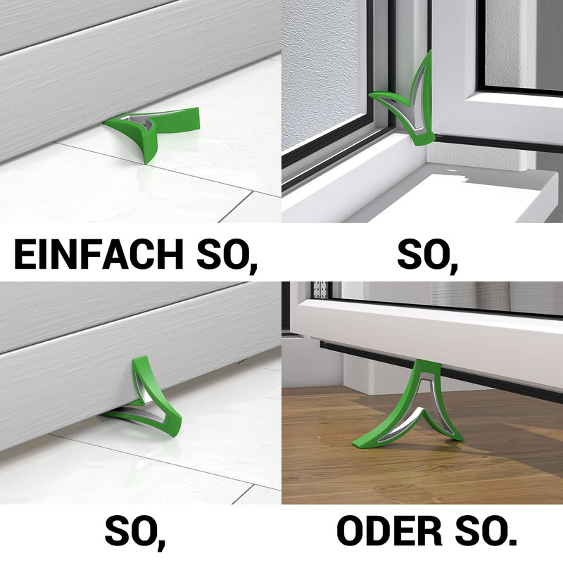 SofterFIX Door & Window Stopper – Sturdy Stop for Multi