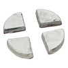 Teramico Saucer Feet for Flower Pots/Planters Blue Anthracite White Stoneware