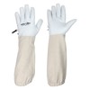 SAFTA Premium Quality Cow Hide Beekeeping Gloves, Bee keepers Gloves