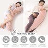 Ailuteie Peallow – Long Round Body Pillow for Adults, Bolster