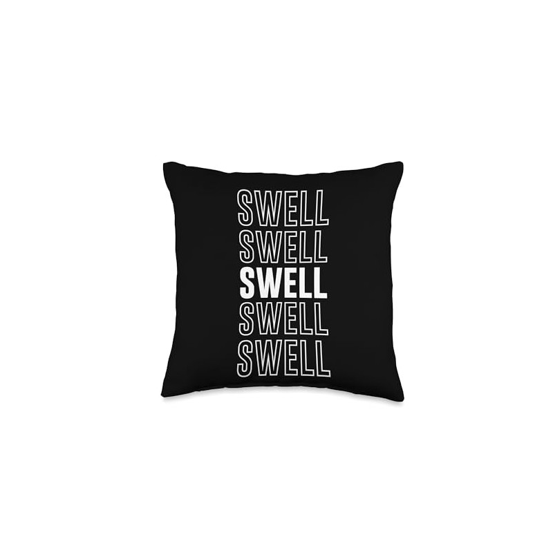 Swell Throw Pillow