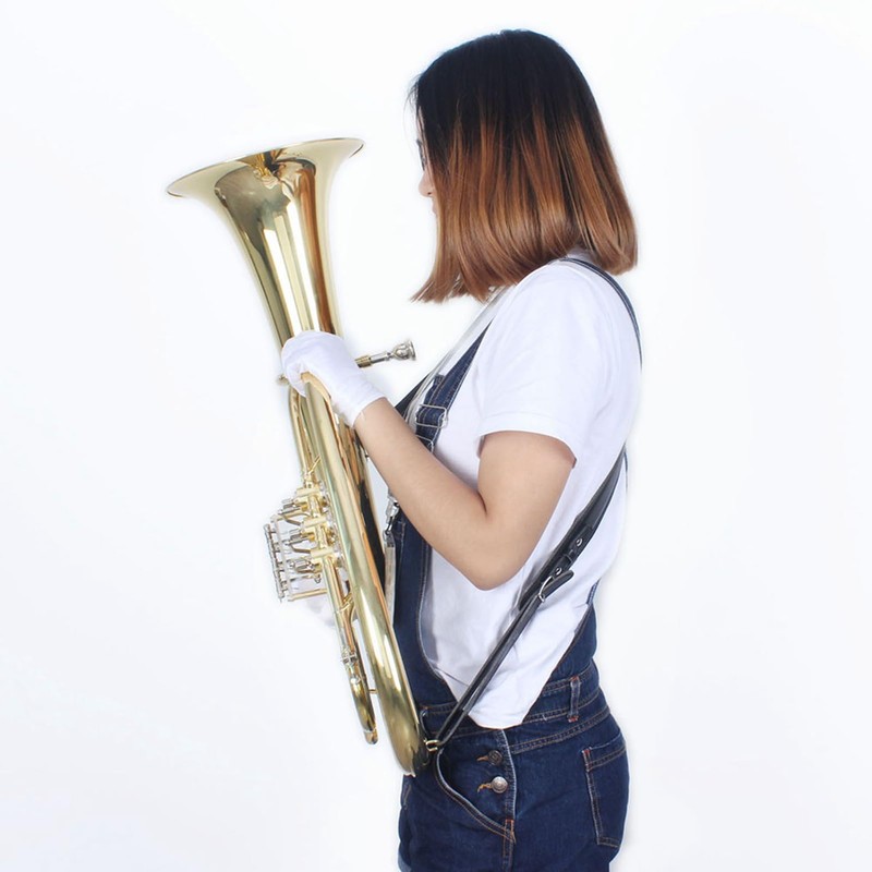 Carrying Strap for Tenor Horn, Adjustable Euphonium Strap, Tuba Shoulder