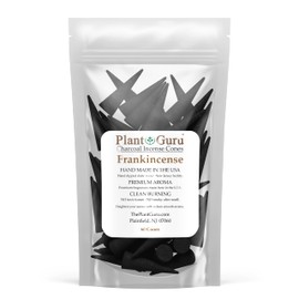 Frankincense Charcoal Incense Cones 2" TOPFLOW - 60 Pack Bulk - Natural Scented Cones Handmade Hand Dipped