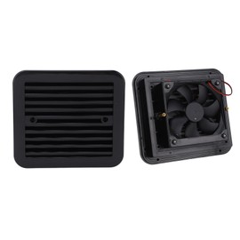 RV Side Vent Fan, 12V Silent Wind Air Vent Exhaust Fan, Air Vent Ventilation Exhaust Fan, RV Side Vent Replacement for RV Motorhome Caravan Trailer Boat Marine Yacht, Black