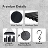 80" Extra Large Deep Tone Metal WindChimes with 6 Thickened