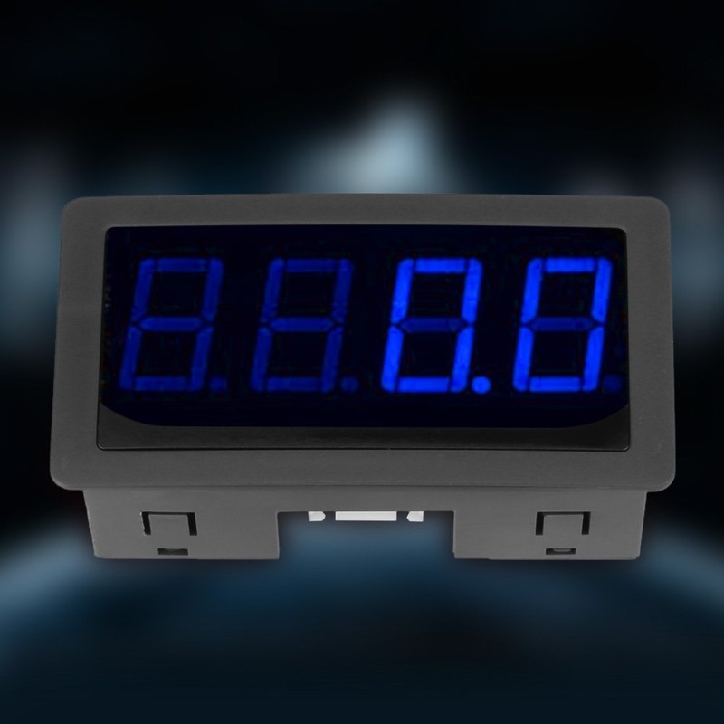 Tachometer, 4 Digital LED Display Display Precision Speedometer with Hall