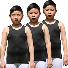 Youth Boys Girls Compression Tank Tops Athletic Sleeveless Shirt Undershirts Workout Base Layer Vest