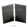 4" x 6" - Impressions Silver Plated Thin Double Photo