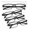 LUFF 4Pcs Anti-Blue-Ray-Lesebrille Tragbare UltraleichtleserÔºà0.0XÔºâ