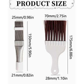 QLEUIFT Air Conditioning Condenser and Evaporator Blade Straightening Comb Air Conditioning Condenser Blade Cleaning Brush Universal Cooling
