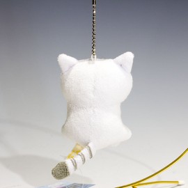 Go Cat Ball with Chain Mascot stuffed height 9 cm 胡 Ribbons