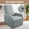 FUANGUI Recliner Chair Cover 4 Pieces, Small Recliner Cover for