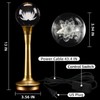 CFSHGLPSF 1 Pair Colorful Crystal Lotus Lamp -LED Lotus Flower