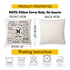 HKTNGEX Inspirational Throw Pillow Cover Gift,26 Letter Initial Alphabet A-Z
