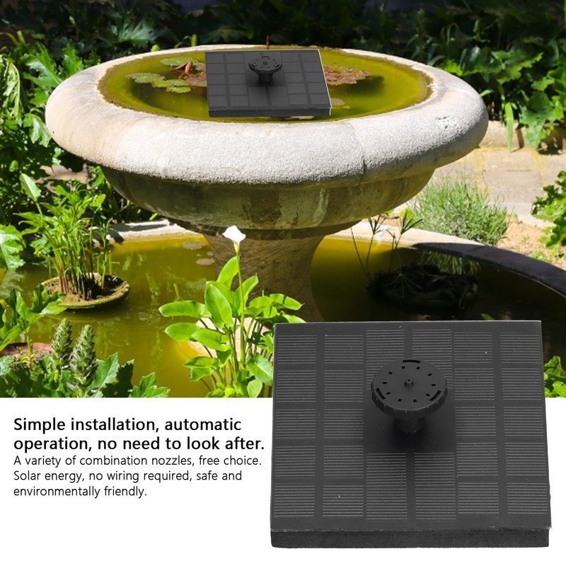Solar Fountain Water Pump Automatic Floating Fountain Water Pump for
