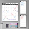 ALEZEL Dry Erase Calendar for Fridge Magnetic, Refrigerator Calendar Whiteboard