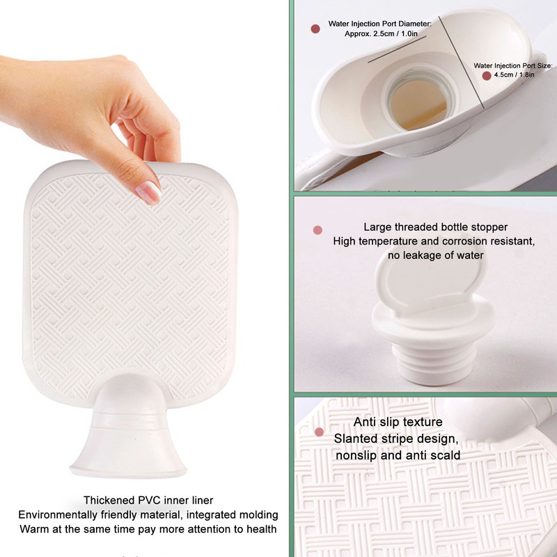 Hot Water Bag with Waistband 1000ml Double Hand Insert Free