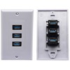zdyCGTime 3 USB 3.0 A Wall Plate USB Component Composite