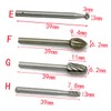 CHILDWEET Rotary Burr Drill Bits Set 10 Pcs High-Speed Steel