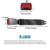 MGT 3.6M 3 Point Retractable Adjustable Car Seat Belt For