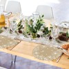 Paper Placemats Disposable 50 Pack Beige Bloom Flowers Place Mats