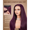 Arabella 5x6 Glueless Wigs Burgundy Wig Human Hair Pre Plucked