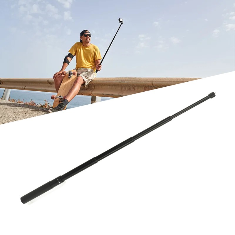 0.7m Action Camera Invisible Selfie Stick 5 Length Adjustment Sport