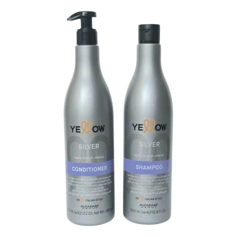 Yellow Silver Shampoo 500 Ml + Acondicionador 500 Ml