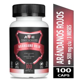 Suplemento Arándanos Rojos Armor For Health 100 Cápsulas 500mg