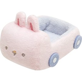 San-X Sumikko Gurashi MF20201 Sumikko Gurashi Collection Palm-Sized Plush, Rabbit My Star Room, Bunny Car