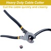 LUBAN 10 Inches Heavy Duty Cable Cutter, High Leverage Cutter