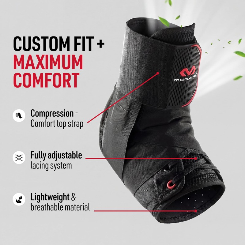 McDavid Ankle Brace Ultralight for Sprained Ankle, Figure 8 Ankle