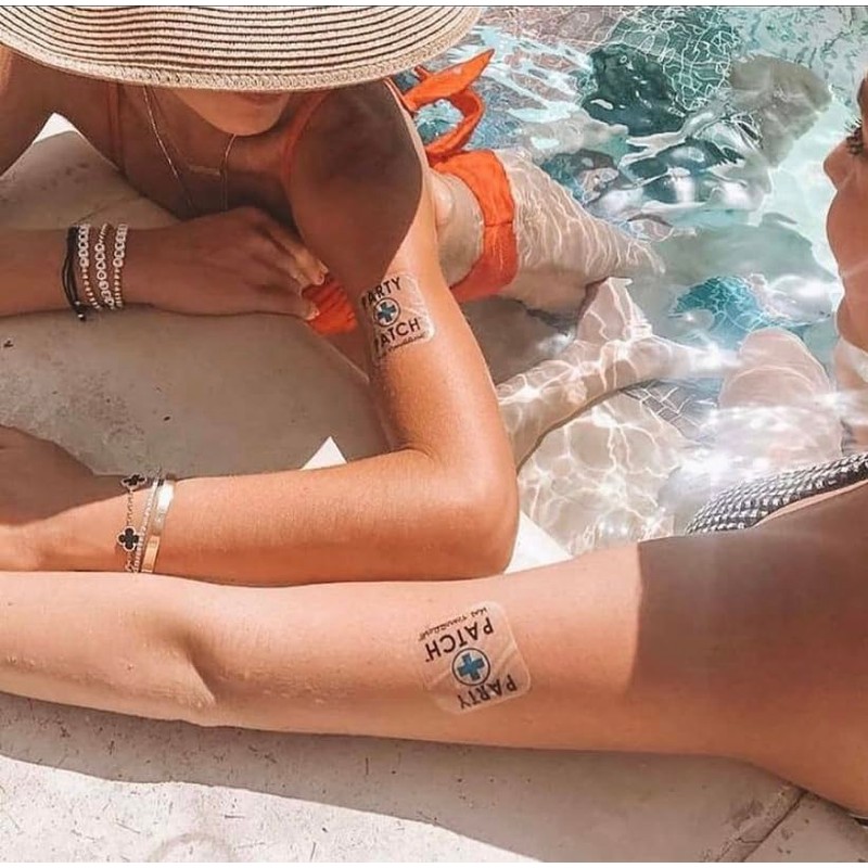 Zero Calories, Water-Resistant Recovery Patch for Parties and Nights Out