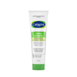 Cetaphil, Feuchtigkeitsspendende Gesichts- und Körpercreme für den häufigen Gebrauch, intensive Feuchtigkeit für 24 Stunden, ideal für trockene Haut, sehr trocken, sensibel und geschädigt, beruhigend, parfümfrei, Format 100 g