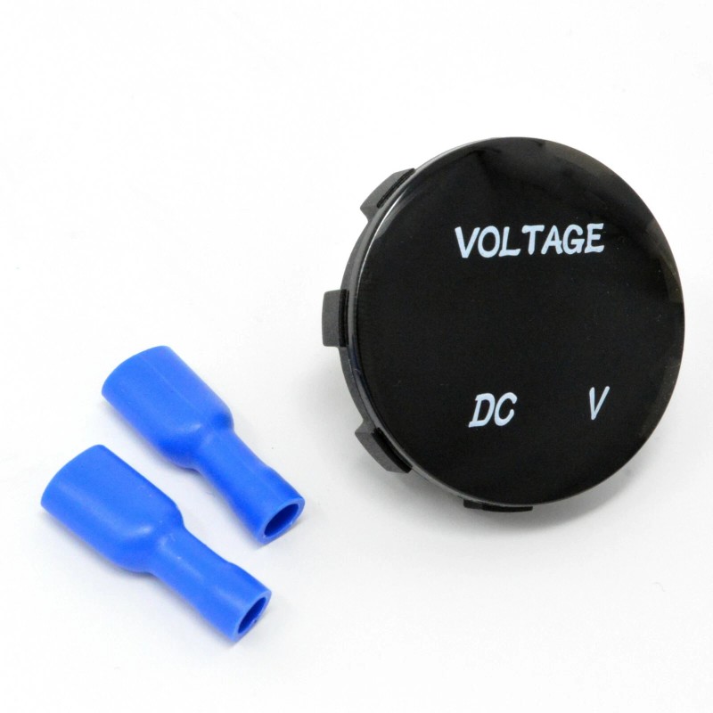 eleflorida Dual Voltmeter 12V Marine Boat Car RV 2 Hole