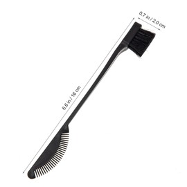 Vaguelly 7pcs Dual Ended Eyebrow and Eyelash Brush with Fine Teeth Comb for Styling Hairline Grooming Hair Sculpting and Even Gel Application Mixed Colors