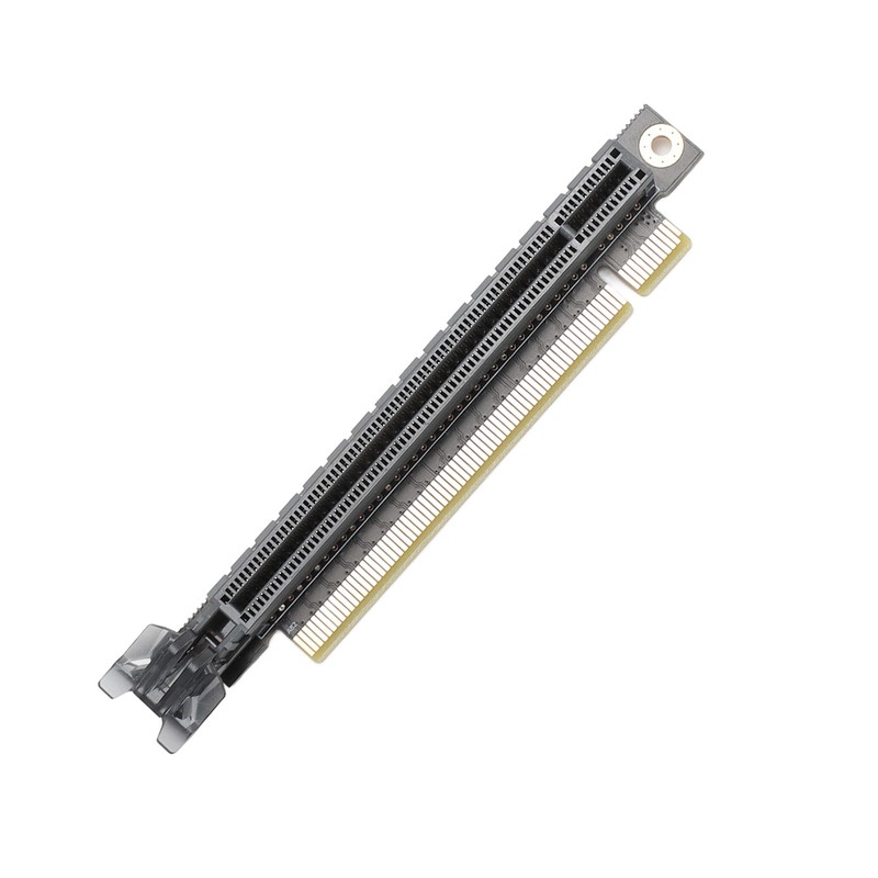 PCIE Card Adapter 90 Degree Computer PCIE Slot Converter for