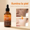 Serum Facial Brillante Con 20% Vitamina C Ácido Hialurónico