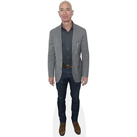 Jeff Bezos (Grey Blazer) Mini Size Cutout