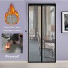 Reliancer Fiberglass Magnetic Screen Door 38"x82" Large Magnet Patio Door
