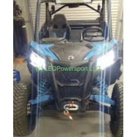 FTH11X1 (2 LED Bulbs) 2023 Can Am Maverick Sport XRC LED HEADLIGHT UPGRADE KIT Plug & Play No Mods!