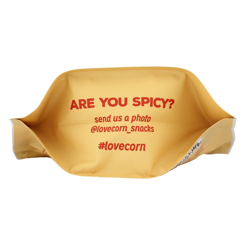 LOVE CORN Habanero Chilli Crunchy Corn Snack, 4 OZ