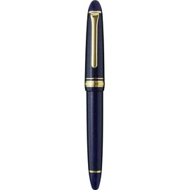 Sailor Fountain Pen, Profit Light, Gold Trim, Shining Blue, Fine Point, 11-1038-240