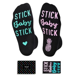 Zmart Ivf Gifts for Women, Infertility Fertility Gifts Embryo Transfer Gifts for Wife, Ivf Lucky Transfer Day Socks Egg Retrieval Pineapple Socks