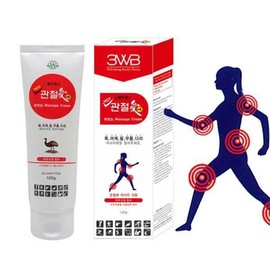 Wellbeing Health 웰빙헬스 관절애 바르는 마사지크림 (120g/튜브형)X1개 Wellbeing Health Joint Care Massage Cream (120g/Tube) X1 Piece