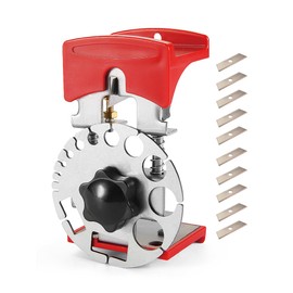 Wire Stripper Tool for Electrical Cables Adjustable Blade Depth for Precise Cutting Lightweight Cable Stripper for Home and Professional Use, Multifunctional and Portable (10P Blades)