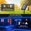 ICRGB Solar Pool Lights for Above Ground, 66FT 200LED 1800mAh